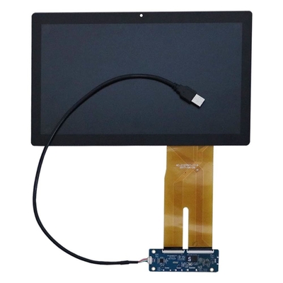 El panel capacitivo G+G de la pantalla táctil de 32 pulgadas 10 puntos con el AG que cubre el microprocesador de ILITEK