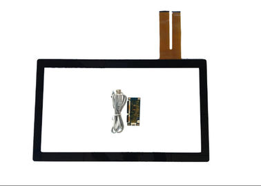 El panel a prueba de polvo de la pantalla táctil de 23,6 pulgadas de 23,6 pulgadas, sistema financiero multi capacitivo de la alta precisión de la pantalla táctil del USB
